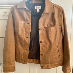 Leather Jacket - Barn Coat - Talbots